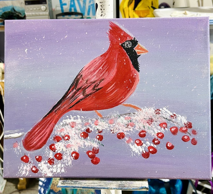 Cardinal Paint n Sip (12/19)