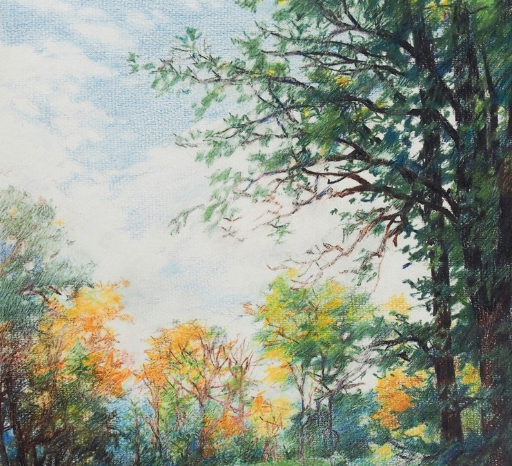 Watercolor Autumn Trees (12+)