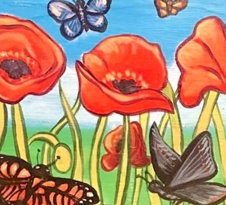 Field of Poppy Flowers Paint n Sip (9/12) 