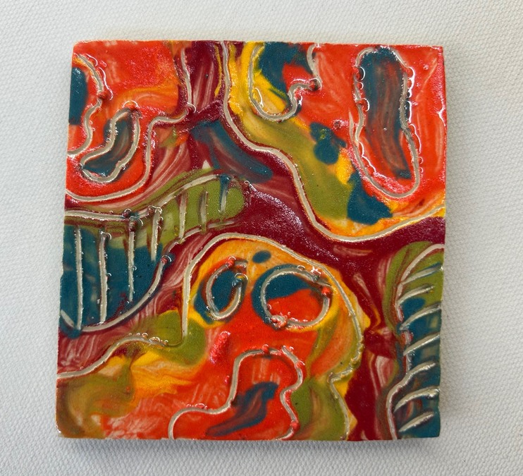 Painting Tiles with Underglaze (12+)